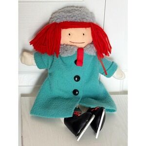 Vintage 1990 Madeline Ice Skating Plush Doll 13" Tall Eden, LLC